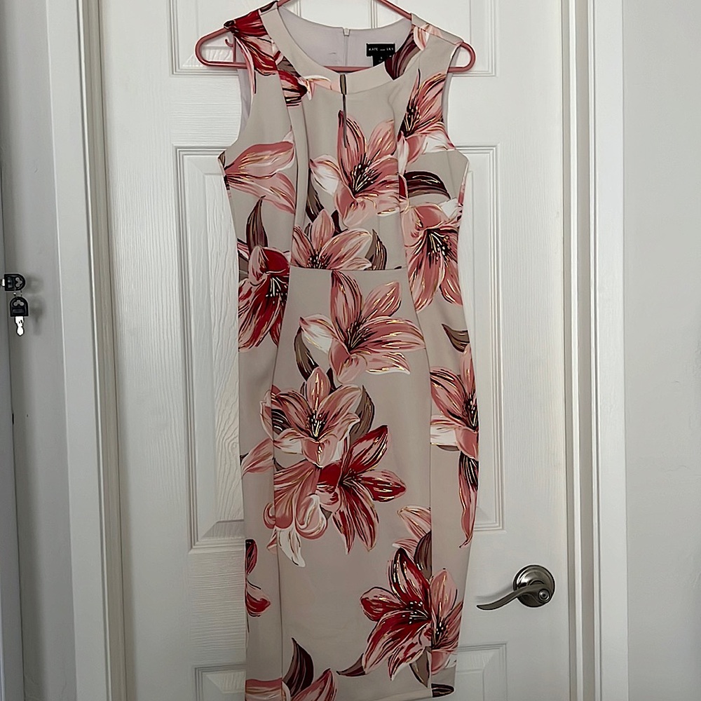Pink and Gold Lily Dress
